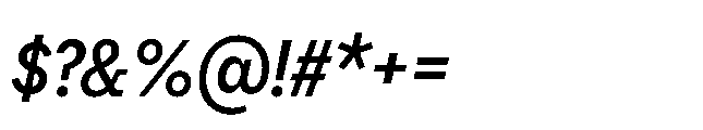 Flink Slab Voltage Cmp Medium Italic Font OTHER CHARS