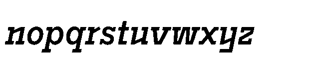 Flink Slab Voltage Cmp Medium Italic Font LOWERCASE