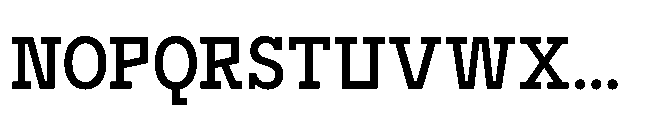 Flink Slab Voltage Cmp Medium Font UPPERCASE