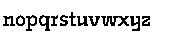 Flink Slab Voltage Cmp Medium Font LOWERCASE