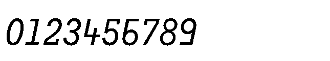 Flink Slab Voltage Cmp Regular Italic Font OTHER CHARS