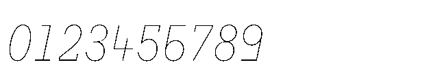 Flink Slab Voltage Cmp Thin Italic Font OTHER CHARS