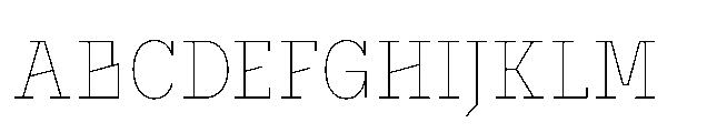 Flink Slab Voltage Cmp Thin Font UPPERCASE