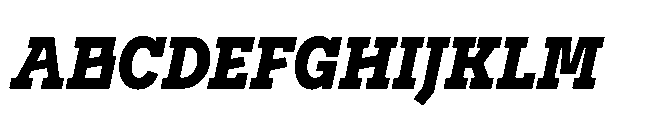 Flink Slab Voltage Cmp XBold Italic Font UPPERCASE