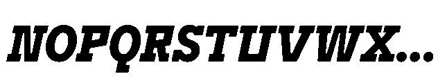 Flink Slab Voltage Cmp XBold Italic Font UPPERCASE