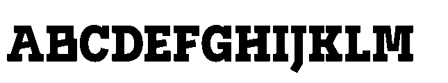 Flink Slab Voltage Cmp XBold Font UPPERCASE