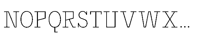 Flink Slab Voltage Cmp XLight Font UPPERCASE