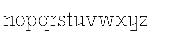 Flink Slab Voltage Cmp XLight Font LOWERCASE