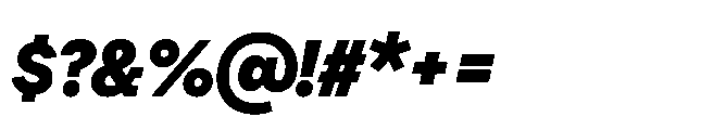 Flink Slab Voltage Cnd Black Italic Font OTHER CHARS
