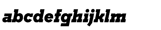 Flink Slab Voltage Cnd Black Italic FONT