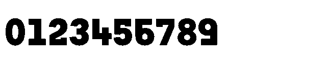 Flink Slab Voltage Cnd Black Font OTHER CHARS