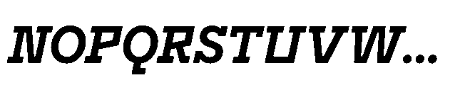 Flink Slab Voltage Cnd Bold Italic Font UPPERCASE