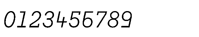 Flink Slab Voltage Cnd Book Italic Font OTHER CHARS
