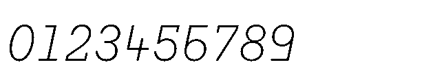 Flink Slab Voltage Cnd Light Italic Font OTHER CHARS