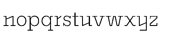 Flink Slab Voltage Cnd Light Font LOWERCASE