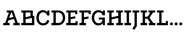 Flink Slab Voltage Cnd Medium Font UPPERCASE
