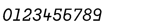 Flink Slab Voltage Cnd Regular Italic Font OTHER CHARS