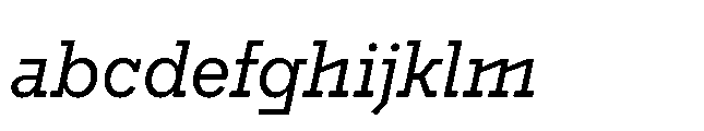 Flink Slab Voltage Cnd Regular Italic FONT
