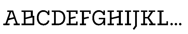 Flink Slab Voltage Cnd Regular Font UPPERCASE