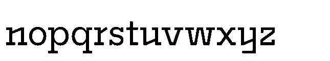 Flink Slab Voltage Cnd Regular Font LOWERCASE