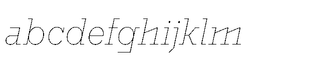 Flink Slab Voltage Cnd Thin Italic FONT