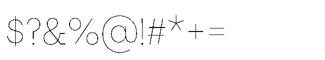 Flink Slab Voltage Cnd Thin Font OTHER CHARS