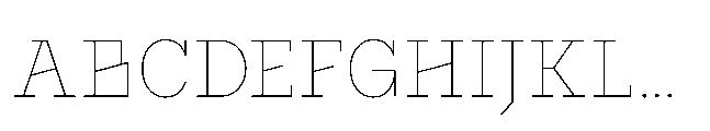 Flink Slab Voltage Cnd Thin Font UPPERCASE