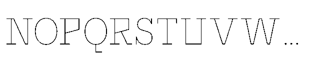 Flink Slab Voltage Cnd Thin Font UPPERCASE