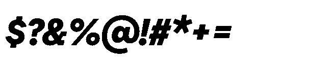 Flink Slab Voltage Cnd XBold Italic Font OTHER CHARS