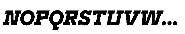 Flink Slab Voltage Cnd XBold Italic Font UPPERCASE