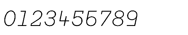 Flink Slab Voltage Light Italic Font OTHER CHARS