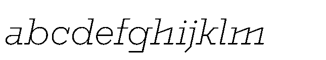 Flink Slab Voltage Light Italic FONT