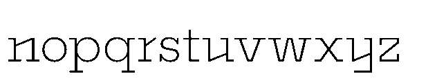 Flink Slab Voltage Light Font LOWERCASE