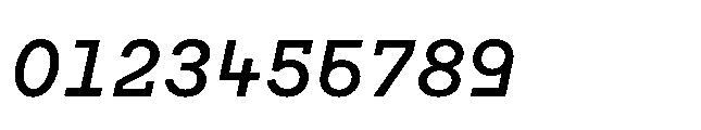 Flink Slab Voltage Medium Italic Font OTHER CHARS