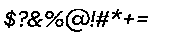 Flink Slab Voltage Medium Italic Font OTHER CHARS