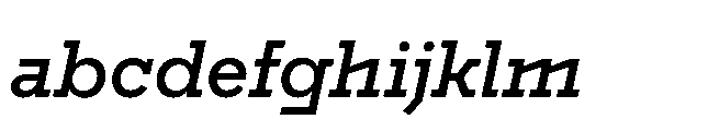 Flink Slab Voltage Medium Italic FONT