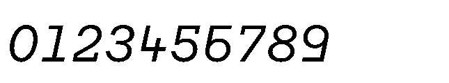 Flink Slab Voltage Regular Italic Font OTHER CHARS