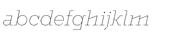Flink Slab Voltage Thin Italic FONT