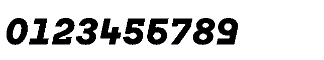 Flink Slab Voltage XBold Italic Font OTHER CHARS