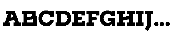 Flink Slab Voltage XBold Font UPPERCASE