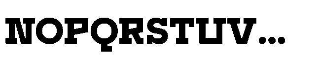 Flink Slab Voltage XBold Font UPPERCASE