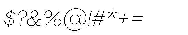 Flink Slab Voltage XLight Italic Font OTHER CHARS