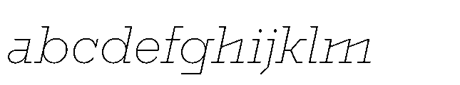 Flink Slab Voltage XLight Italic FONT