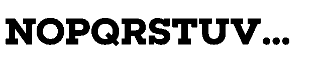 Flink Slab XBold Font UPPERCASE