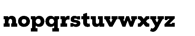 Flink Slab XBold Font LOWERCASE