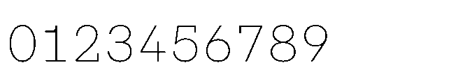 Flink Slab XLight Font OTHER CHARS