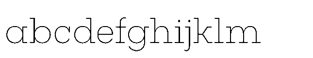 Flink Slab XLight FONT