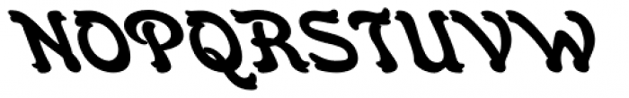 Flinscher Backslash Bold Font UPPERCASE