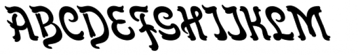 Flinscher Backslash Font UPPERCASE