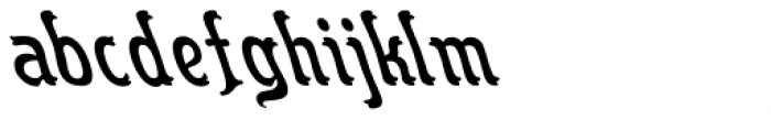 Flinscher Backslash Font LOWERCASE